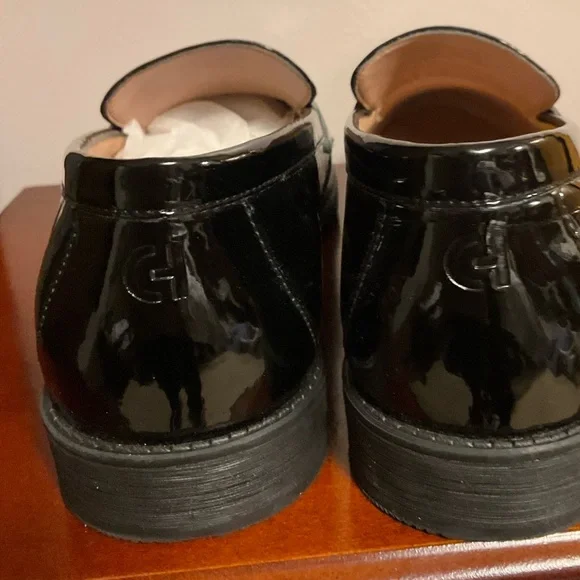 Cole Haan Women’s Black Patent Leather Loafers - Picture 3 of 7